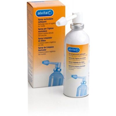 Spray Auricolare Alvita - Soluzione di Pulizia 75ml Spray Auricolare Alvita - Soluzione di Pulizia 75ml