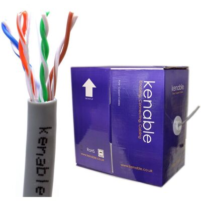 Kenable 001352 Networking Cable - 305m Cat6 U/UTP - Indoor Ethernet Kenable 001352 Networking Cable - 305m Cat6 U/UTP - Indoor Ethernet