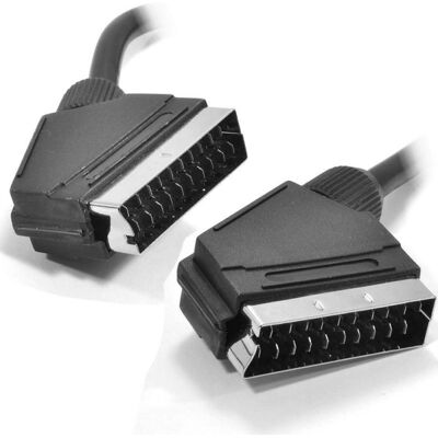 kenable - 002284 - Noir - 5m - câble SCART - Publicité kenable - 002284 - Noir - 5m - câble SCART - Publicité