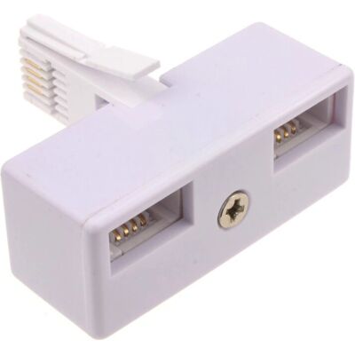 Kenable - BS 6312 - White - 2-way - Telephone splitter Kenable - BS 6312 - White - 2-way - Telephone splitter