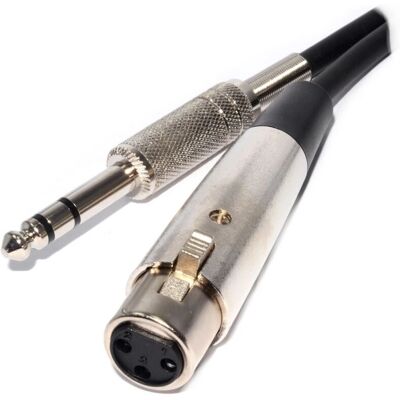 kenable - 005310 - XLR 3-pin to 6.35mm - Audio Cable - Publicité kenable - 005310 - XLR 3-pin to 6.35mm - Audio Cable - Publicité