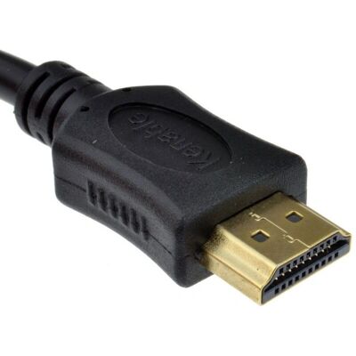 Câble HDMI Kenable 005362 - 1m - Type A - Noir Câble HDMI Kenable 005362 - 1m - Type A - Noir