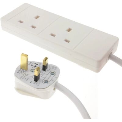 kenable - 006303 - 2-Gang UK 13A - Extension Lead kenable - 006303 - 2-Gang UK 13A - Extension Lead