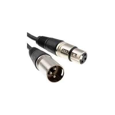 Câble audio kenable 007902 - XLR Noir 0,5m Câble audio kenable 007902 - XLR Noir 0,5m