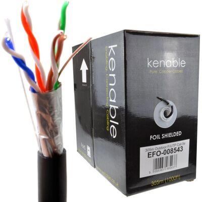 kenable - 008543 - Black - 305 m - Cable kenable - 008543 - Black - 305 m - Cable