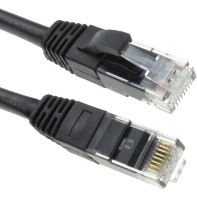 kenable - 009106 - Black - 3m - Cat6 UTP - Networking cable kenable - 009106 - Black - 3m - Cat6 UTP - Networking cable