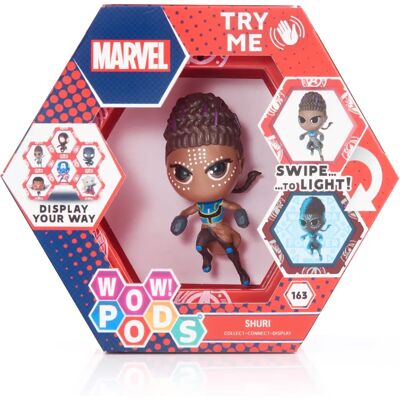 Akční figurka WOWPOD Marvel Shuri - Tvořič scén s UV světlem Akční figurka WOWPOD Marvel Shuri - Tvořič scén s UV světlem