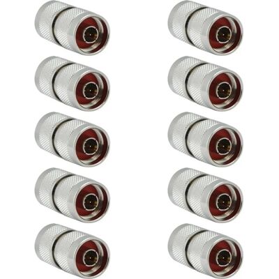 Generic - N-Female to N-Female - Nickel - 10pk - Adaptor Generic - N-Female to N-Female - Nickel - 10pk - Adaptor