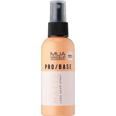 MUA Makeup Academy PRO/BASE Mattifying - Spray fixateur - Publicité MUA Makeup Academy PRO/BASE Mattifying - Spray fixateur - Publicité