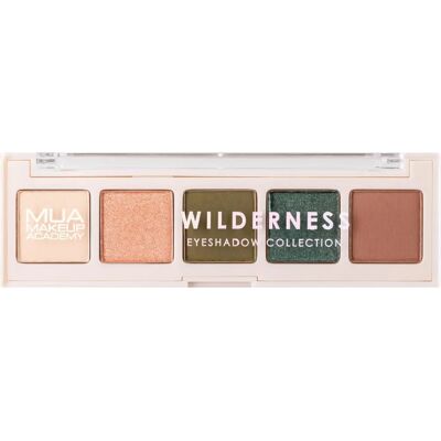 MUA Makeup Academy Wilderness Eyeshadow Palette - 5 Shade Vegan Compact MUA Makeup Academy Wilderness Eyeshadow Palette - 5 Shade Vegan Compact