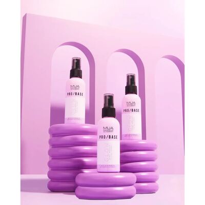 MUA Makeup Academy PRO/BASE Glow Dew Fixateur de Maquillage - Longue Durée, Hydratant, Végétalien - Publicité MUA Makeup Academy PRO/BASE Glow Dew Fixateur de Maquillage - Longue Durée, Hydratant, Végétalien - Publicité