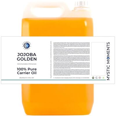 Mystic Moments - Jojoba Golden Carrier Oil - 5 L - Oil Mystic Moments - Jojoba Golden Carrier Oil - 5 L - Oil