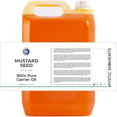 Mystic Moments Mustard Seed Carrier Oil - 100% Pure - 5 Litres Mystic Moments Mustard Seed Carrier Oil - 100% Pure - 5 Litres