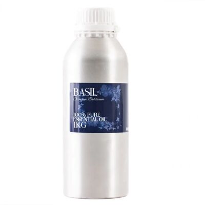 Mystic Moments - Basil Essential Oil - 1kg - Publicité Mystic Moments - Basil Essential Oil - 1kg - Publicité