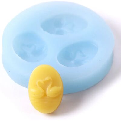 World Of Moulds - Kissing Swans Mould - Silicone - Moule - Publicité World Of Moulds - Kissing Swans Mould - Silicone - Moule - Publicité