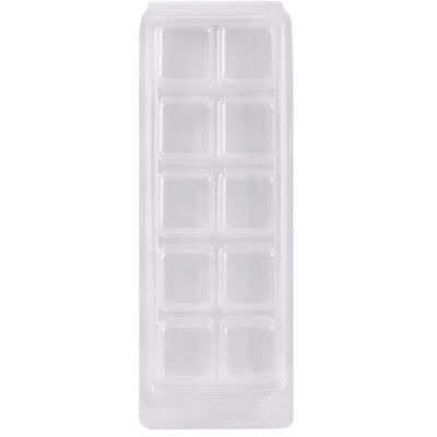 World Of Moulds Wachsschale mit 10 Mulden - Wachsform, PVC, 21x7.7x2.25 cm - Publicité World Of Moulds Wachsschale mit 10 Mulden - Wachsform, PVC, 21x7.7x2.25 cm - Publicité