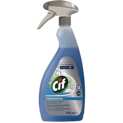 CIF - Professional Window Cleaner Spray - 750ml - Fenêtre - Cleaner - Publicité CIF - Professional Window Cleaner Spray - 750ml - Fenêtre - Cleaner - Publicité