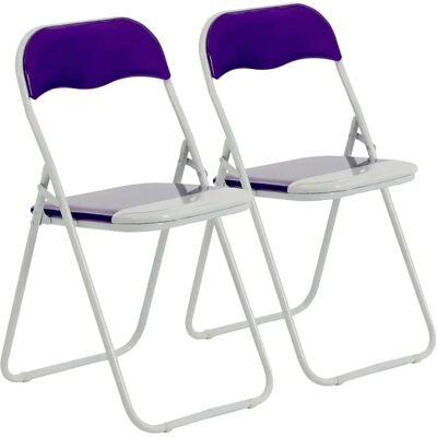 Harbour Housewares Pliable, Chaise de Bureau - Pack de 2 - Publicité Harbour Housewares Pliable, Chaise de Bureau - Pack de 2 - Publicité