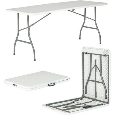 Harbour Housewares Table Pliant Résistant Blanc - 6ft - Publicité Harbour Housewares Table Pliant Résistant Blanc - 6ft - Publicité