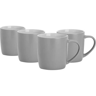 Argon 350ml Matte Grey Ceramic Coffee Mugs - Tableware Argon 350ml Matte Grey Ceramic Coffee Mugs - Tableware
