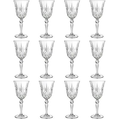 Rcr Crystal 12x 210ml Melodia White Wine Glasses Set - Wine Glasses Rcr Crystal 12x 210ml Melodia White Wine Glasses Set - Wine Glasses