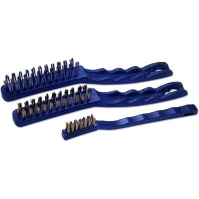 Laser 1105 - Set med 3 metallborstar, 2 typer/2 storlekar Laser 1105 - Set med 3 metallborstar, 2 typer/2 storlekar