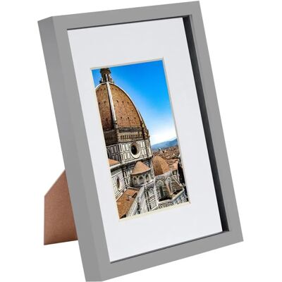 Nicola Spring - 1x Gray A4 - Acrylic 3D Photo Frame Nicola Spring - 1x Gray A4 - Acrylic 3D Photo Frame