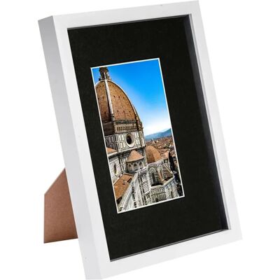 Nicola - Spring - White - A4 8x12 - Acrylic 3D Photo Frame Nicola - Spring - White - A4 8x12 - Acrylic 3D Photo Frame