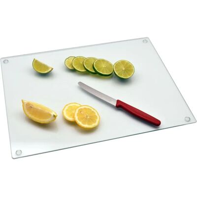 Harbour Housewares Glass Worktop Saver - 40x30cm - Clear - Heat Resistant - Non Slip - Kitchen Protector Harbour Housewares Glass Worktop Saver - 40x30cm - Clear - Heat Resistant - Non Slip - Kitchen Protector