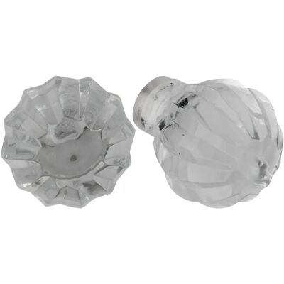 Nicola Spring Poignées de Placard en Verre - Design Rond - Pack de 12 Transparent - Poignées d'Armoires - Publicité Nicola Spring Poignées de Placard en Verre - Design Rond - Pack de 12 Transparent - Poignées d'Armoires - Publicité
