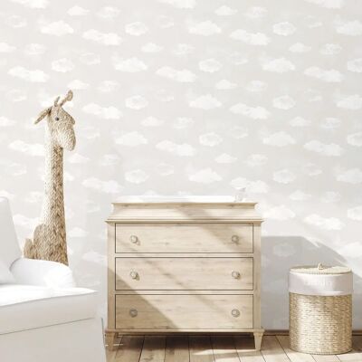 Galerie Tiny Tots 2 Cloud Wallpaper - Nursery & Kids Room Decor Galerie Tiny Tots 2 Cloud Wallpaper - Nursery & Kids Room Decor