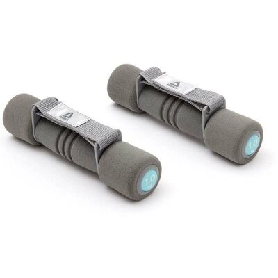 Reebok Softgrip Dumbbells - 1kg Blue/ Grey/Silver - Dumbbells Reebok Softgrip Dumbbells - 1kg Blue/ Grey/Silver - Dumbbells