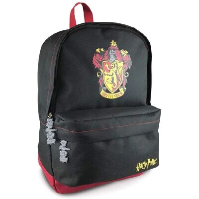 Zaino Harry Potter Gryffindor Nero Bordeaux - Licenza ufficiale - 38x28x15cm Zaino Harry Potter Gryffindor Nero Bordeaux - Licenza ufficiale - 38x28x15cm