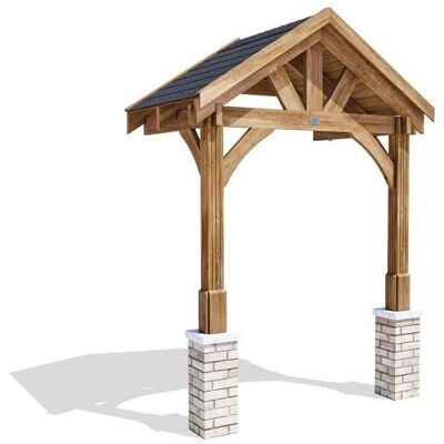 Dunster House Thunderdam Wooden Porch Canopy - Porch Canopy Dunster House Thunderdam Wooden Porch Canopy - Porch Canopy