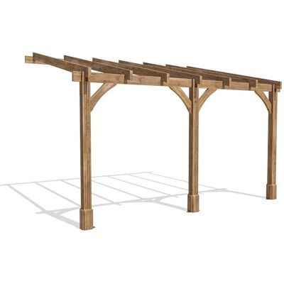 Dunster House Leviathan Wooden Pergola 4m x 3m Plant Frame Dunster House Leviathan Wooden Pergola 4m x 3m Plant Frame