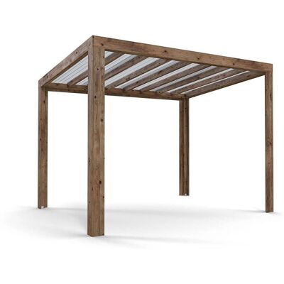 Dunster House - Wooden Pergola with Roof - 3m x 2.5m - TerraCube Canopy - Pergola Dunster House - Wooden Pergola with Roof - 3m x 2.5m - TerraCube Canopy - Pergola