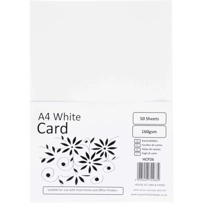 House of Card & Paper Casa Di Carta A4 Blanc 160gsm - Papier - Publicité House of Card & Paper Casa Di Carta A4 Blanc 160gsm - Papier - Publicité