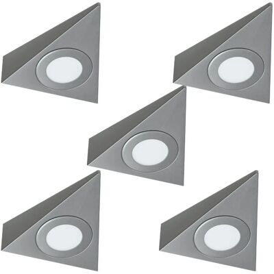 Simple Lighting 5 Pack - High Brightness - Triangle LED Under Cabinet Lights - 15w Driver Simple Lighting 5 Pack - High Brightness - Triangle LED Under Cabinet Lights - 15w Driver