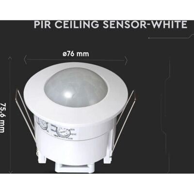 Generic PIR Sensor Recessed - Infrared Motion Detector Generic PIR Sensor Recessed - Infrared Motion Detector
