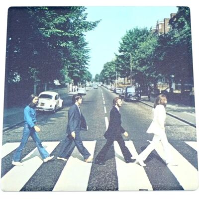 The Beatles Abbey Road Ceramic Coaster - White - Coaster The Beatles Abbey Road Ceramic Coaster - White - Coaster