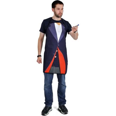 Tablier du Douzième Docteur de Doctor Who en tube - Bleu - Publicité Tablier du Douzième Docteur de Doctor Who en tube - Bleu - Publicité