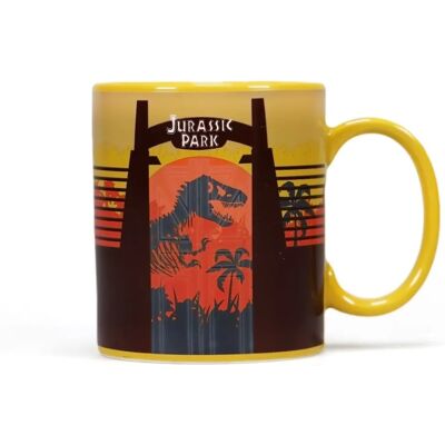 Jurassic Park Keramikmugg - Gul/Red/Svart - 350ml - Mugg Jurassic Park Keramikmugg - Gul/Red/Svart - 350ml - Mugg