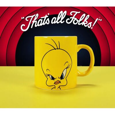 Tazza Tweety Pie di Looney Tunes - Embossed - Prodotto con licenza ufficiale Tazza Tweety Pie di Looney Tunes - Embossed - Prodotto con licenza ufficiale