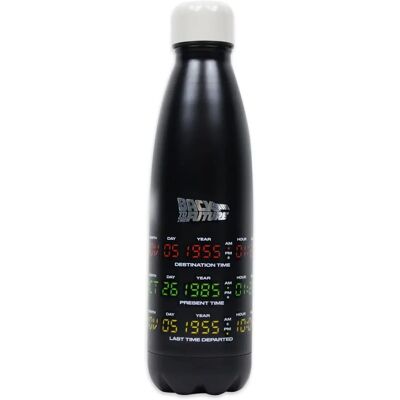 Half Moon Bay Waterfles - 500ml - Metaal - Officiële Licentie - Terug naar de Toekomst Half Moon Bay Waterfles - 500ml - Metaal - Officiële Licentie - Terug naar de Toekomst