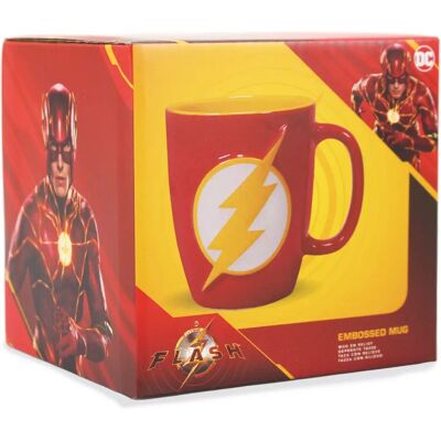 DC Comics The Flash Relief-Tasse - 350ml - Rot - Becher DC Comics The Flash Relief-Tasse - 350ml - Rot - Becher
