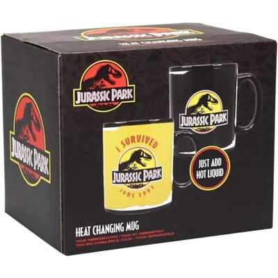 Mug Jurassic Park de Half Moon Bay - Changement de température - Licence officielle - Publicité Mug Jurassic Park de Half Moon Bay - Changement de température - Licence officielle - Publicité
