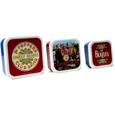The Beatles Sergeant Pepper Snack Box Set - Food Storage Gift The Beatles Sergeant Pepper Snack Box Set - Food Storage Gift