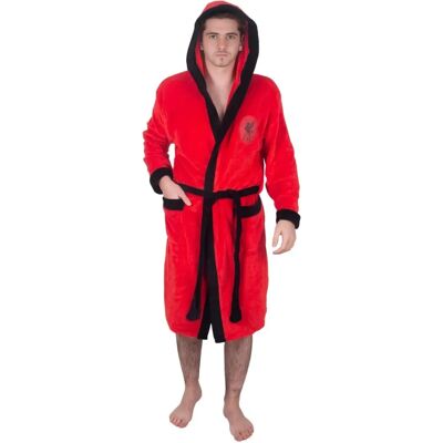 Liverpool FC Mens Dressing Gown - Red 3XL - Official Football Gift Liverpool FC Mens Dressing Gown - Red 3XL - Official Football Gift
