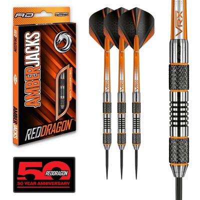 Red Dragon - Amberjack 5 - Black/Orange - Darts set Red Dragon - Amberjack 5 - Black/Orange - Darts set