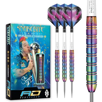 Red Dragon Peter Wright Snakebite 1 Tungsten 90% Steeltip - Jeu de Fléchettes - Publicité Red Dragon Peter Wright Snakebite 1 Tungsten 90% Steeltip - Jeu de Fléchettes - Publicité